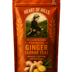 Heart of Hills Premium Ginger Adrak Tea pouch