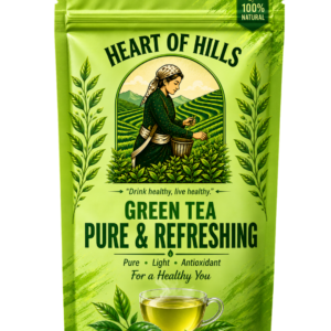 Heart of Hills Green Tea pouch